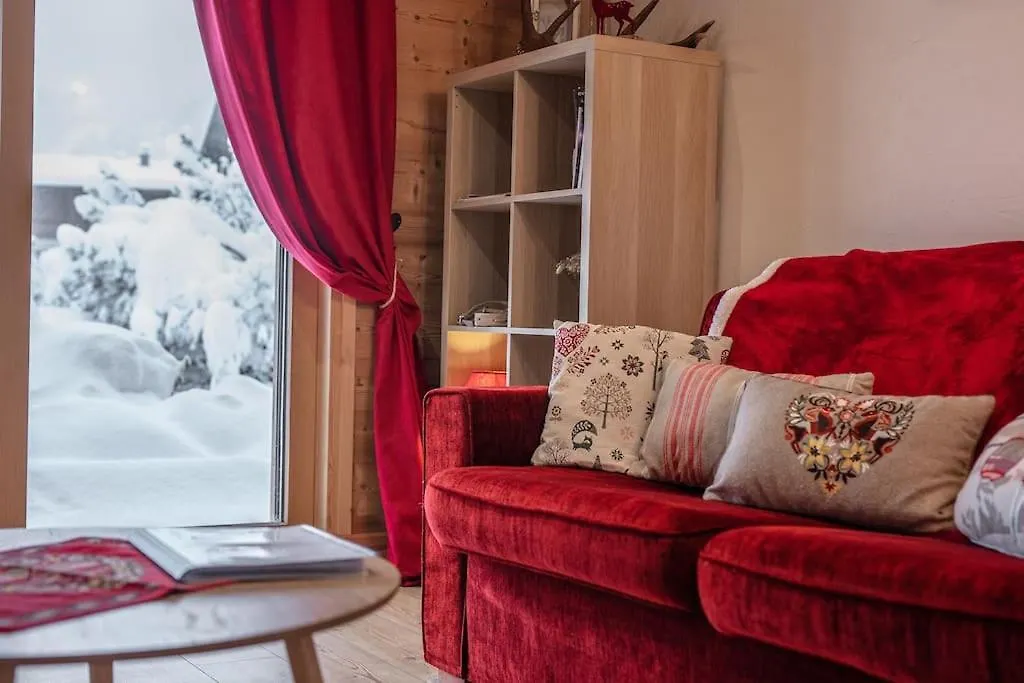Charmant Appartement Dans Chalet, Coeur De Megève Francie